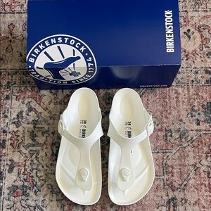 Birkenstock Classic White Thong Sandals